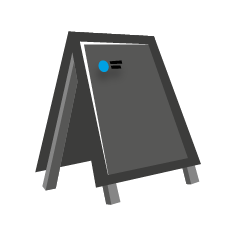 potykacz_drewniany_z_tablica_kredową_z_nadrukiem